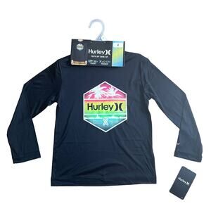 Black Hurley swim top